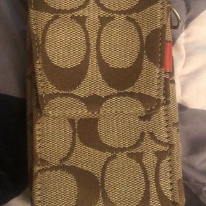 Coach cell phone case